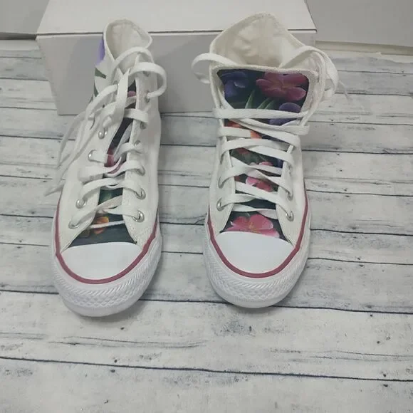 Women's Converse All Star Chuck Taylor Floral Designer Size 7 - Picture 6 of 9
